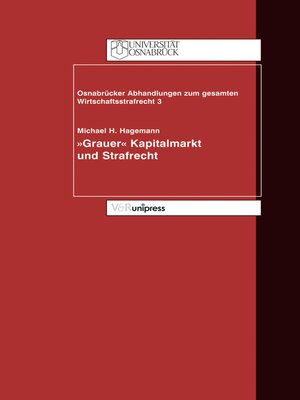 cover image of Grauer Kapitalmarkt und Strafrecht